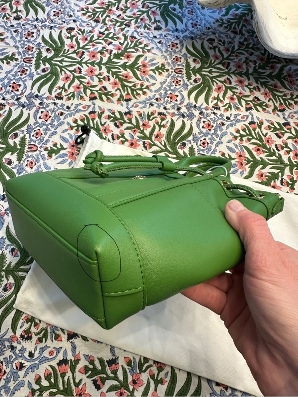 NWT - Veronica Beard - Mini Goody Bag - in Lemon Grass Green - Picture 14 of 15